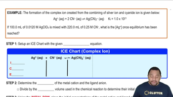 Complex Ions: Formation Constant Example