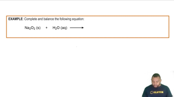 Peroxide and Superoxide Reactions Example