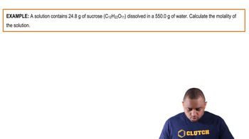 Molality Calculation Example