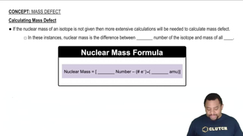 Calculating Mass Defect