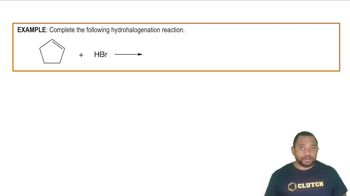 Hydrohalogenation Reactions Example