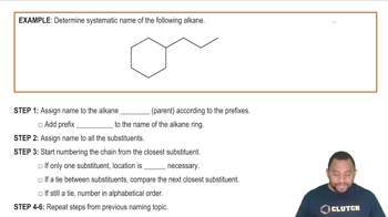 Naming Cyclic Alkanes Example