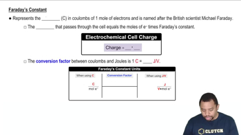 Faraday's Constant in Electrochemistry