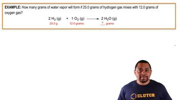 Law of Conservation of Mass Example 1