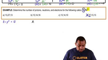 Cation Subatomic Particles Example