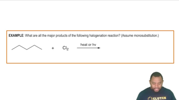 Alkane Reactions Example