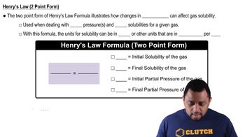 Henry's Law Two-point Formula