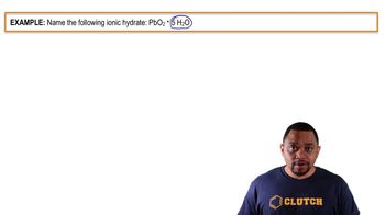 Ionic Hydrate Naming Example