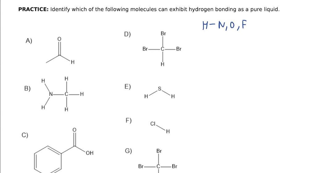 Ch3nh2 Hydrogen Bonding