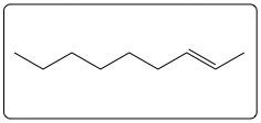 Chemical structure of an alkyne with a triple bond at the fourth carbon.