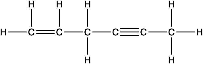 the structure of hex-1-en-4-yne