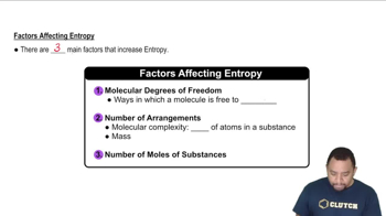 Factors Affecting Entropy