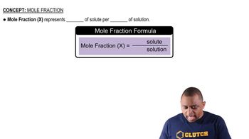 Mole Fraction Formula