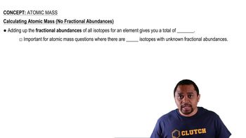 Calculating Atomic Mass