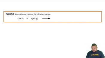 Boron Family Reactions Example