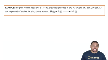 ∆G, ∆G°, and Q Example