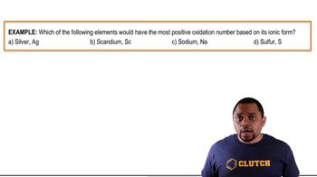 Oxidation Numbers in Ions Example