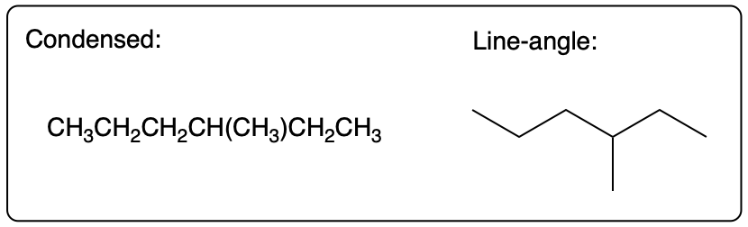 Condensed formula representation of the molecule.