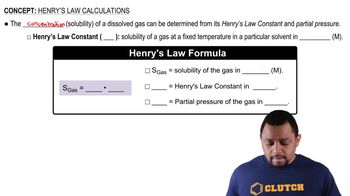 Henry's Law Calculations Concept 1