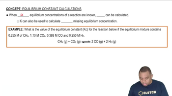 Equilibrium Constant Calculation