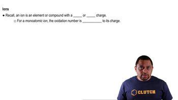 Oxidation Numbers in Ions