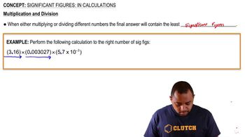 Significant Figures in Multiplication and Division