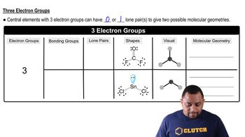 Molecular Geometry with Three Electron Groups 