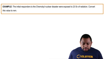 Radiation Measurement Units Conversion Example