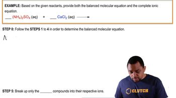 Molecular and Complete Ionic Equations Example