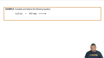 Oxide Reactions Example