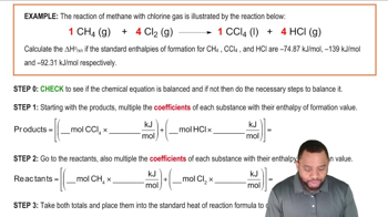 Enthalpy of Formation Example 1