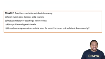 Alpha Decay Example