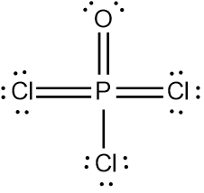 lewis dot structure for pocl3