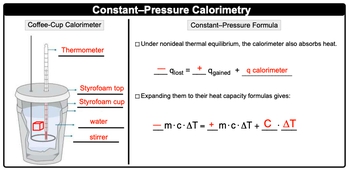 Constant-Pressure Calorimetry - Video Tutorials & Practice Problems