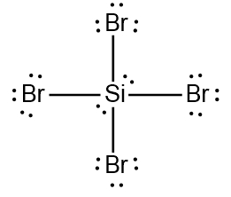 lewis dot structure for silicon