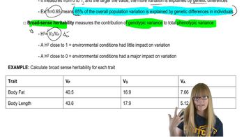 Calculating Heritability