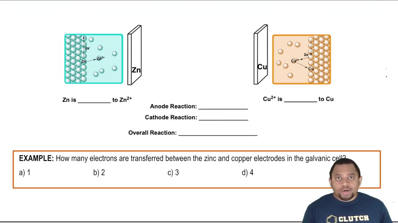 Galvanic Cell (Simplified) Example 2