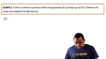 The Ideal Gas Law Example 1