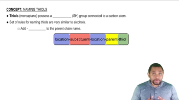 Rules for Naming Thiols Concept 1