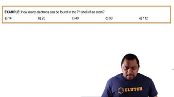 Electronic Structure: Number of Electrons Example 1