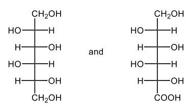 products of reduction/oxidation reaction of D-idose