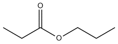 Line-angle structure of an ester with a specific arrangement of atoms.