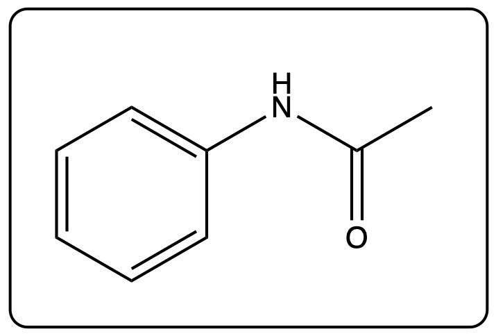 Chemical structure of benzamide with an amino group and a carbonyl group.