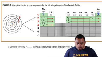 Electron Arrangements Example 1