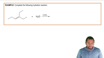 Markovniko's Rule Hydration Example 2