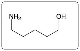 Structure of 2-aminopentan-3-ol with amine and alcohol functional groups.