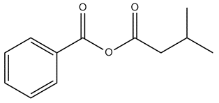 Line-angle formula of another ester product from the reaction.