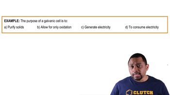 Galvanic Cell (Simplified) Example 1