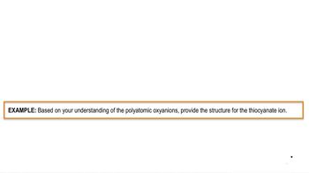Polyatomic Ions Example 3