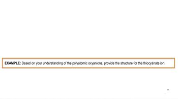 Polyatomic Ions Example 3